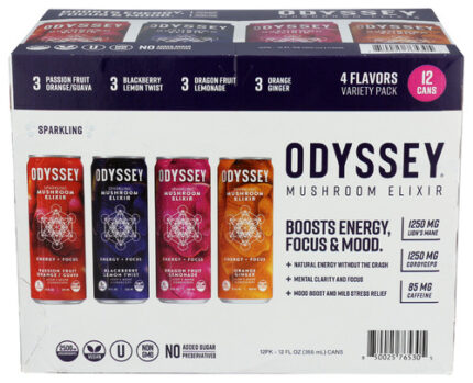 Odyssey Elixir Bev Sprkl 4Var Pk 12Ct 144 Fo