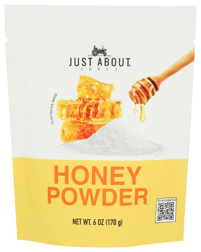 Just About Foods Sweetener Honey Powder 6 Oz