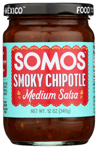Somos Salsa Smoky Chipotle Med 12 Oz