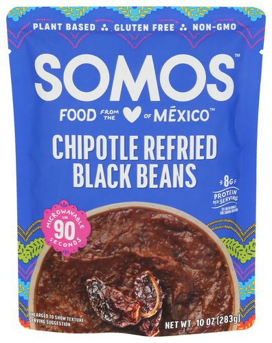 Somos Beans Refried Chipotle 10 Oz