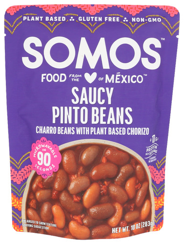 Somos Beans Pinto Saucy 10 Oz