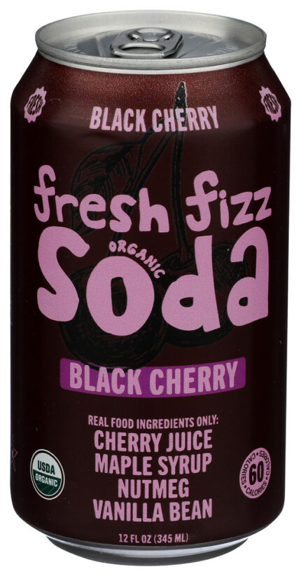 Fresh Fizz Soda Spk Blk Cherry 12 Fo