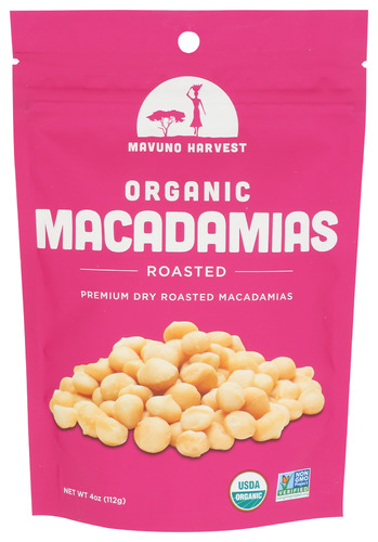 Mavuno Harvest Nuts Macadamias Rstd Org 4 Oz
