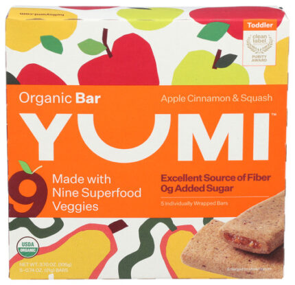 Yumi Bar Apple Cinnamon Sqush 3.70 Oz