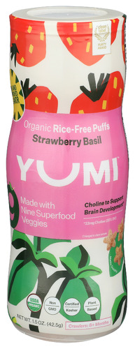 Yumi Puffs Strwbrry Basil 1.50 Oz