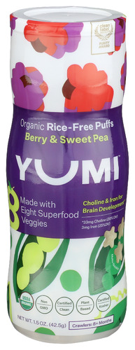 Yumi Puffs Berry Sweet Pea 1.50 Oz