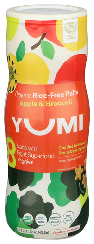 Yumi Puffs Apple Broccoli 1.50 Oz