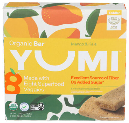 Yumi Bar Mango Kale 3.70 Oz