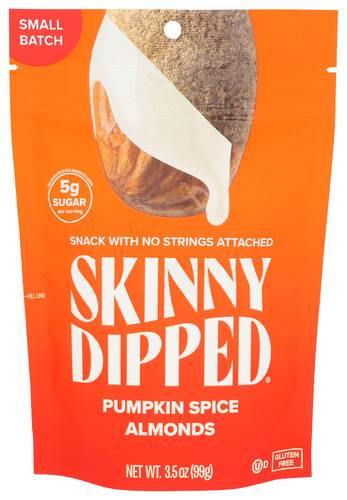 Skinnydipped Almonds Pumpkin Spice 3.50 Oz