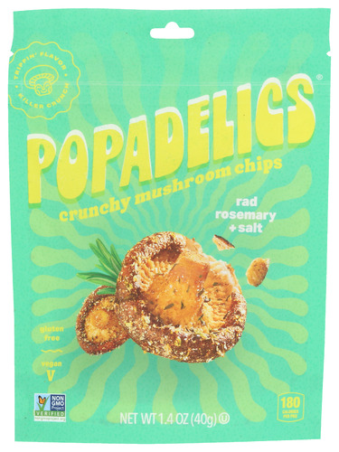 Popadelics Chips Mshrm Rsmry Salt 1.40 Oz