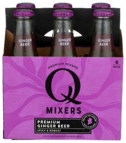 Q Tonic Soda Ginger Beer 6Pk 40.20 Fo