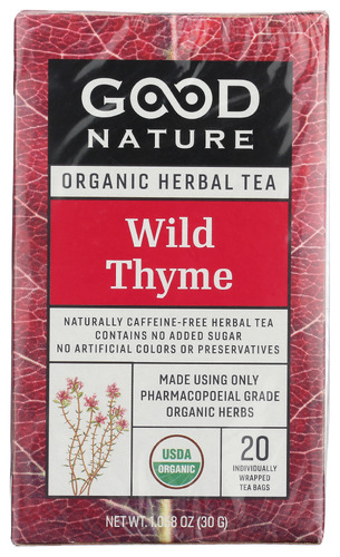 Good Nature Tea Thyme Wild 1.06 Oz