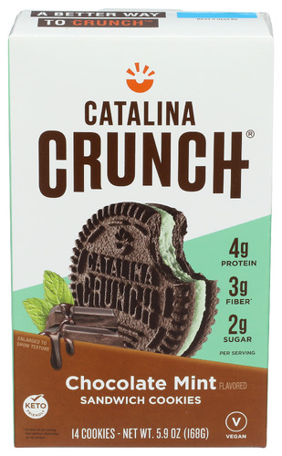 Catalina Crunch Cookie Sandwch Mint Choc 5.92 Oz