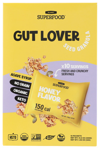 Planet Superfoods Granola Seed Honey Gl 10.60 Oz