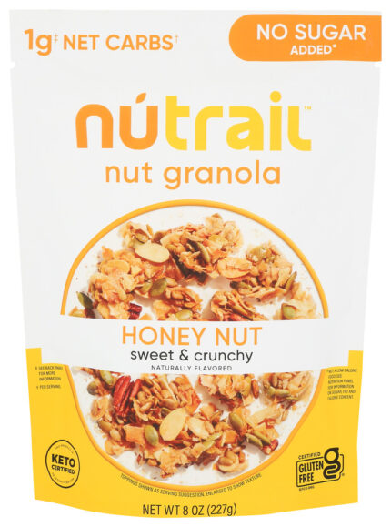 Nutrail Granola Keto Honey Nut 8 Oz