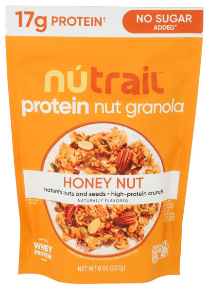 Nutrail Granola Prtn Honey Nut 8 Oz