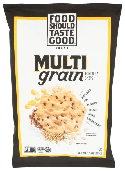 Food Should Taste Good Chips Tortilla Multgrain 5.50 Oz