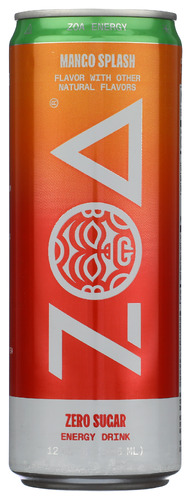 Zoa Bev Enrg Sf Mango Splash 12 Fo