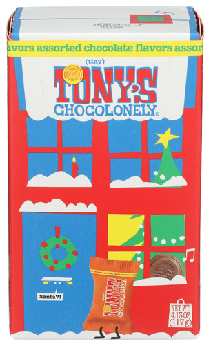 Tonys Chocolonely Chocolate Christmas Box 4.13 Oz