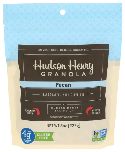 Hudson Henry Granola Granola Pecan 8 Oz
