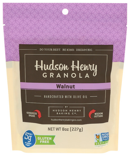 Hudson Henry Granola Granola Walnut 8 Oz
