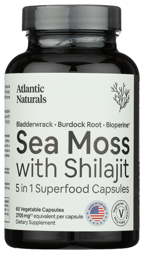 Atlantic Naturals Sea Moss Shilajit 60 Vc
