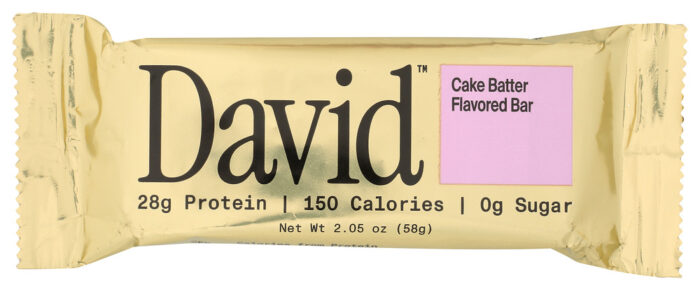 David Protein Bar Prtn Cake Battr 2.05 Oz - Image 1