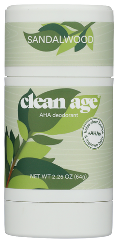 Clean Age Deodorant Stick Sndlwd 2.25 Oz