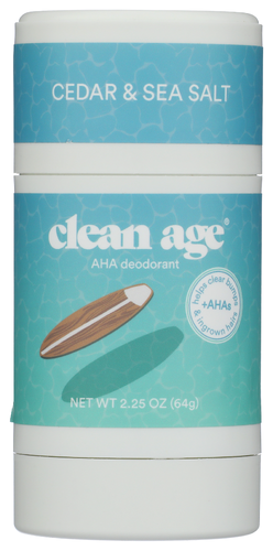 Clean Age Deodorant Stick Ss & Cdr 2.25 Oz