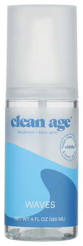 Clean Age Deodorant Spray Waves 4 Oz