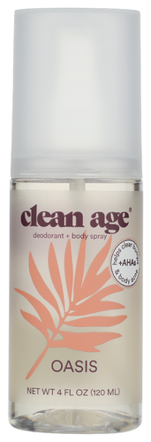 Clean Age Deodorant Spray Oasis 4 Oz