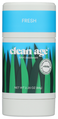 Clean Age Deodorant Stick Fresh 2.25 Oz