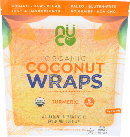 Nuco Wrap Ccnut Turmeric Org 2.47 Oz
