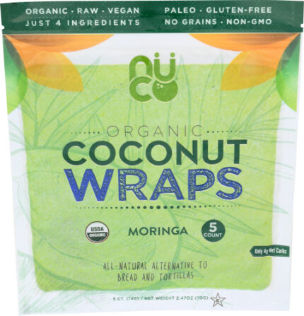 Nuco Wrap Ccnut Moringa Org 2.47 Oz