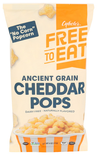 Cybeles Pops Cheddar Ancnt Grain 4 Oz
