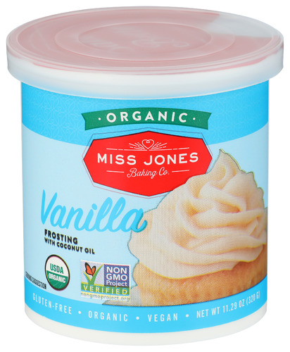 Miss Jones Baking Co Frosting Vanilla 11.29 Oz