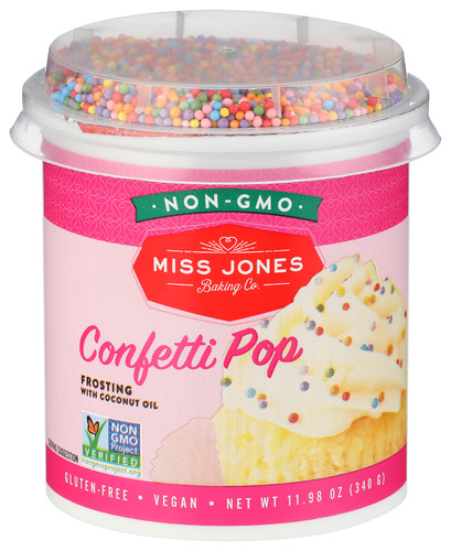 Miss Jones Baking Co Frosting Confetti Pop 11.98 Oz