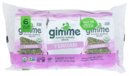 Gimme Seaweed Rstd Teriyaki 6P 1.05 Oz