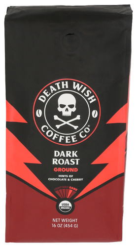 Death Wish Coffee Coffee Grnd 16Oz Bg 1 Lb