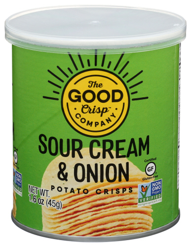 The Good Crisp Company Crisp Sour Crm Onion Sngl 1.60 Oz
