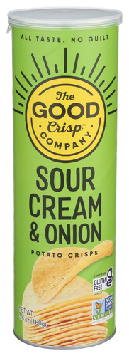The Good Crisp Company Crisp Stkd Sour Crm Onion 5.60 Oz