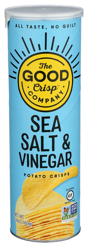 The Good Crisp Company Crisps Sea Salt & Vinegar 5.60 Oz
