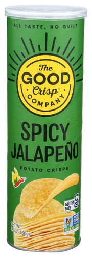 The Good Crisp Company Jalapeno Spicy Crisps 5.60 Oz