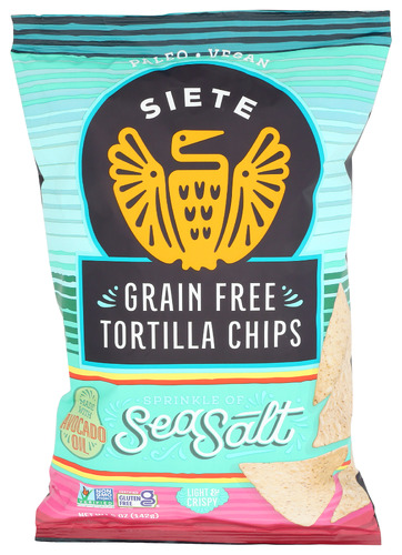 Siete Chip Tortilla Sea Salt 5 Oz