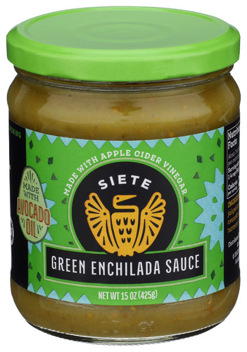 Siete Sauce Enchilada Green 15 Oz