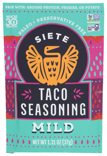 Siete Seasoning Taco Mild 1.30 Oz