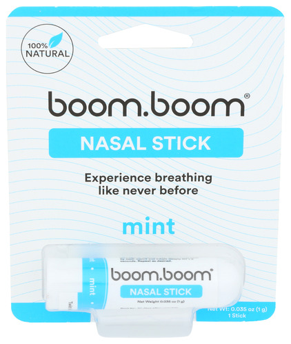 Boomboom Naturals Inhaler Nasal Mint 1Pk 1 Ea