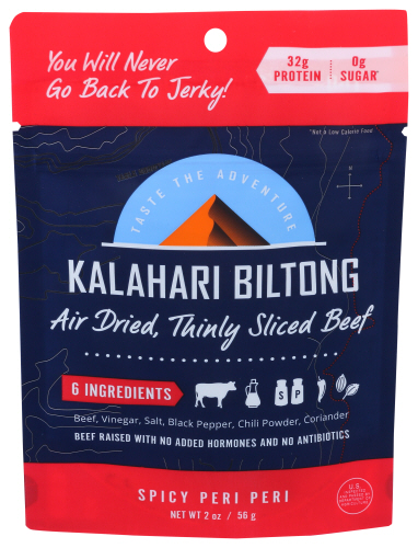 Kalahari Biltong Biltong Peri Peri Flavor 2 Oz