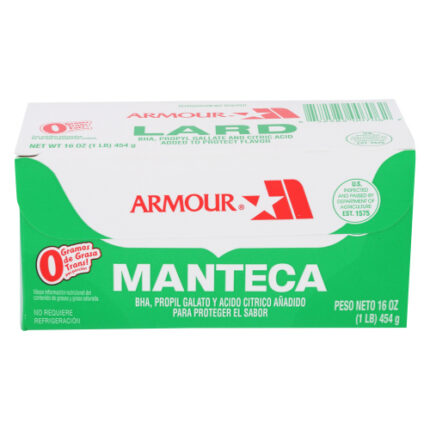 Armour Lard Carton 1 Lb