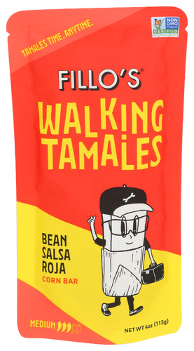 Fillos Tamale Wlk Bean Slsa Rja 4 Oz
